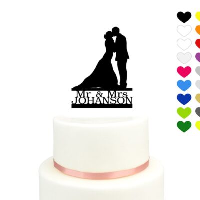 Cake Topper - romantisches Brautpaar