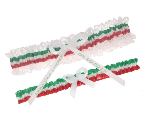 Strumpfband Italien – personalisiert